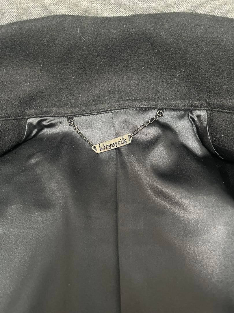 ジャケット・アウター kiryuyrik SHRINK WOOL HIGH COLLAR JACKET