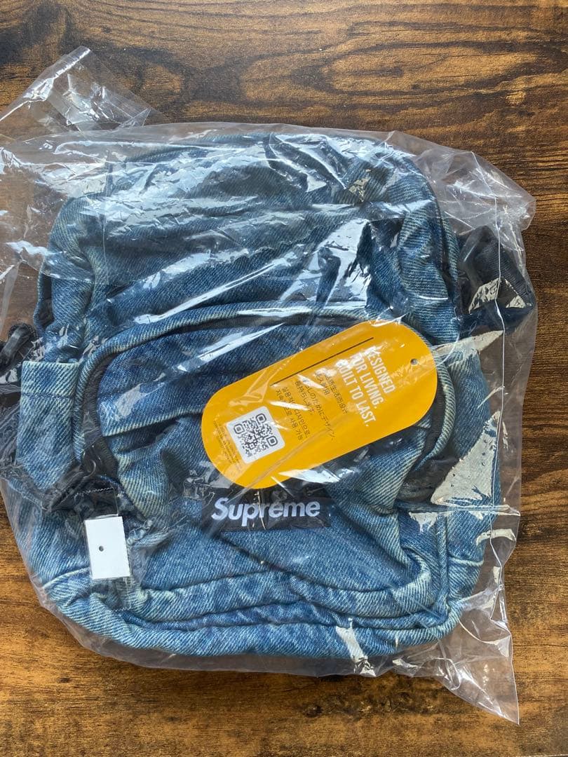 小物 Supreme Denim Shoulder Bag Washed Indigo