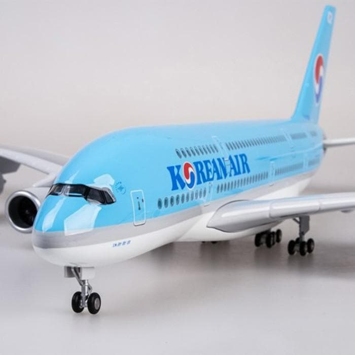 アウトレット 模型飛行機 コリアンエアー A380 LED 航空機 大韓航空
