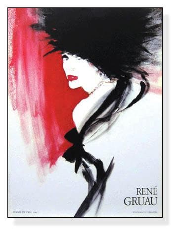 Femme de Dos（ルネ グリュオ）アートポスター