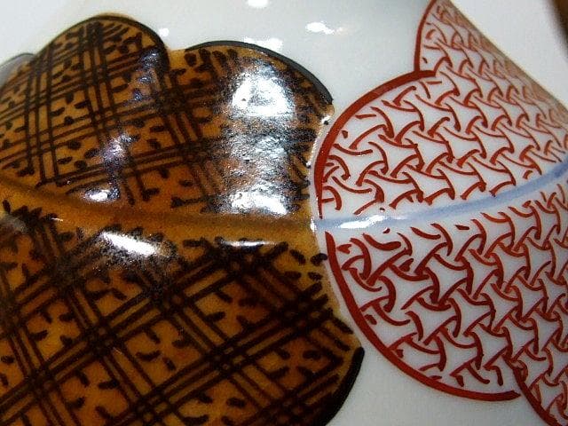 高さ29㎝　芸術院会員　文化勲章受賞　二代浅蔵五十吉　色絵松韻花瓶　M61