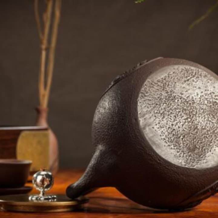 鉄器 急須 伝統工芸 手作り 鉄分補給 鉄瓶　YZS-078