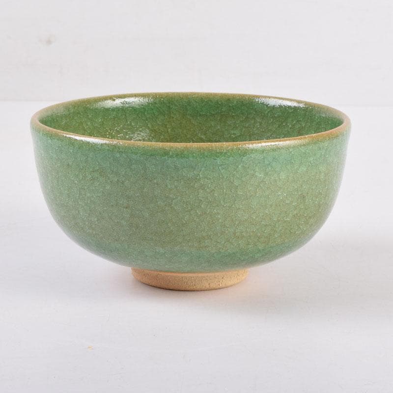 茶道具　美濃焼　加納臣峰作　茶碗　共布　極め箱　C　8391