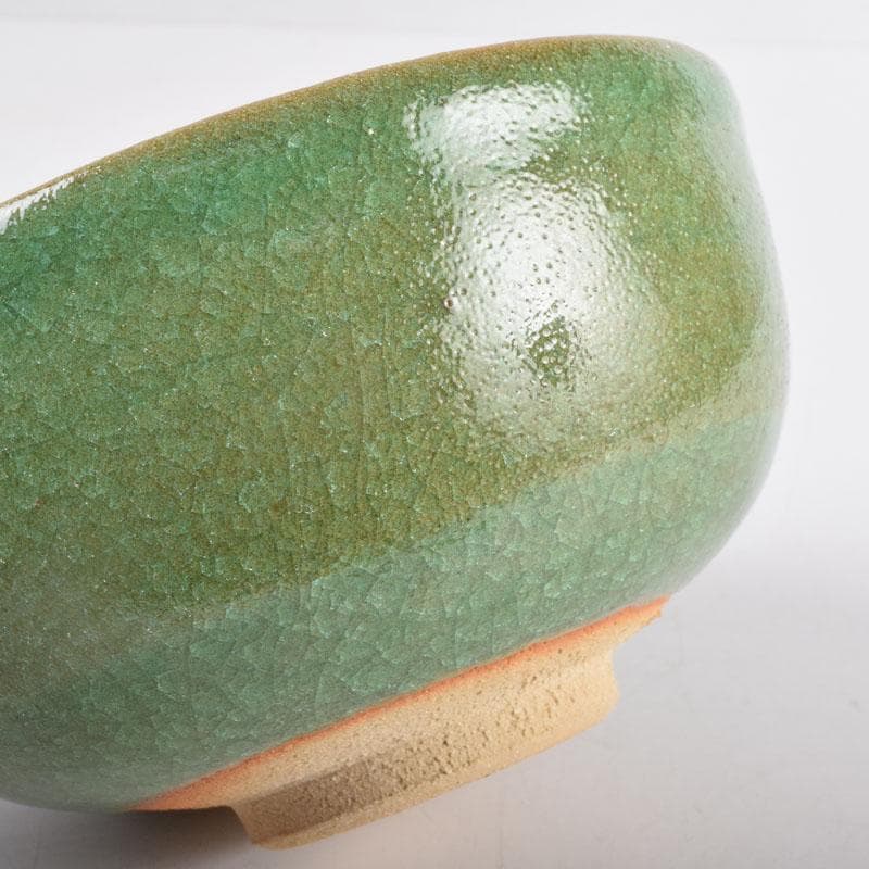 茶道具　美濃焼　加納臣峰作　茶碗　共布　極め箱　C　8391