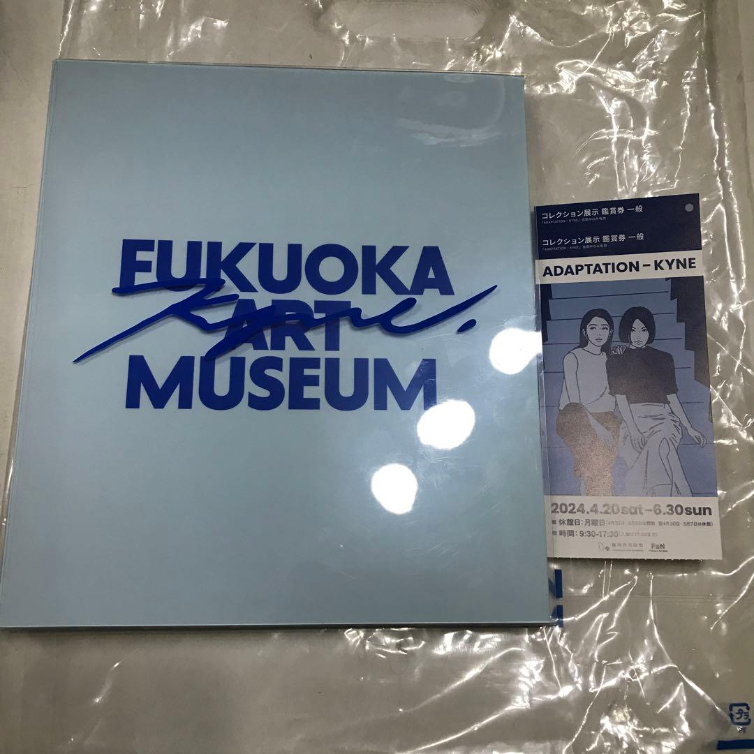 ADAPTATION - KYNE 図録　福岡市美術館　KYNEサイン入