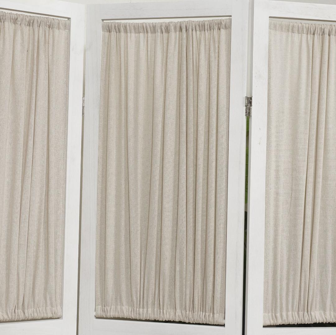 シャビーウッドファニチャー 3連　パーテーション　間仕切り　衝立