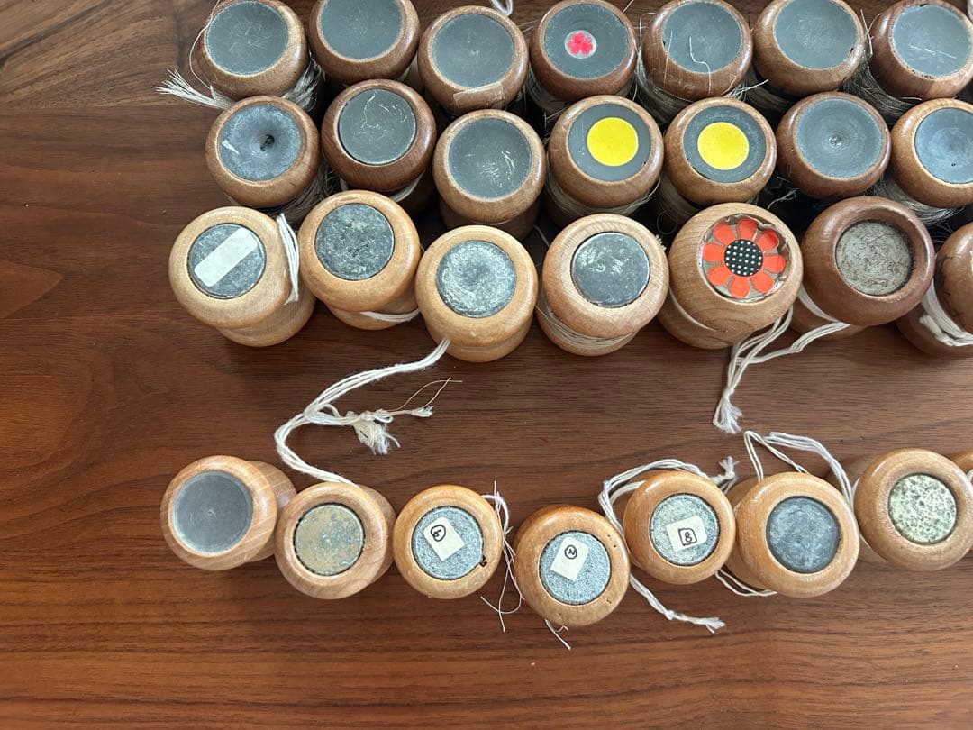 組み紐　組紐　重り　組玉　計55個！！大17、中27、小11個　重り板計720g