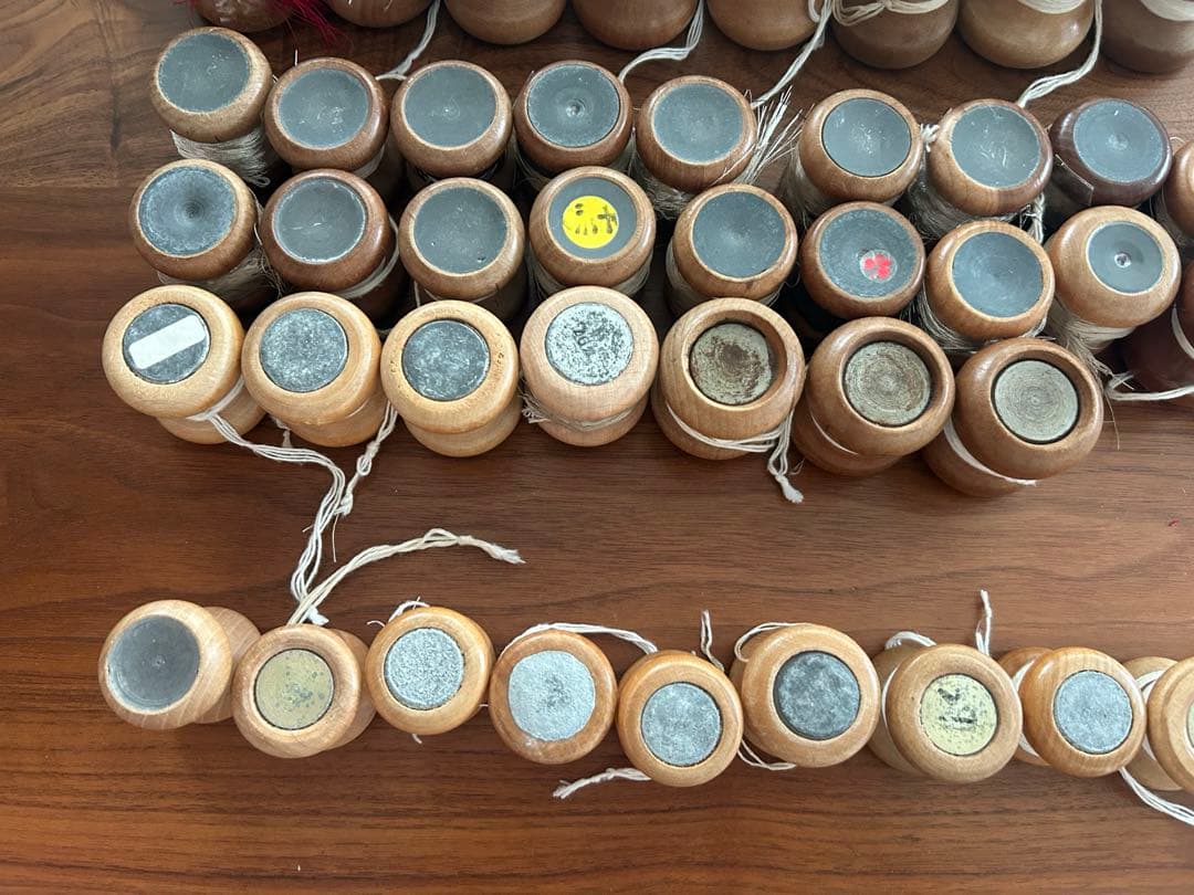 組み紐　組紐　重り　組玉　計55個！！大17、中27、小11個　重り板計720g