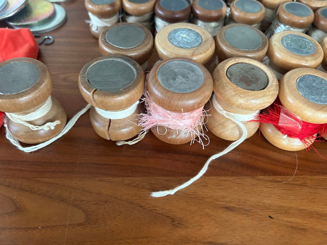 組み紐　組紐　重り　組玉　計55個！！大17、中27、小11個　重り板計720g