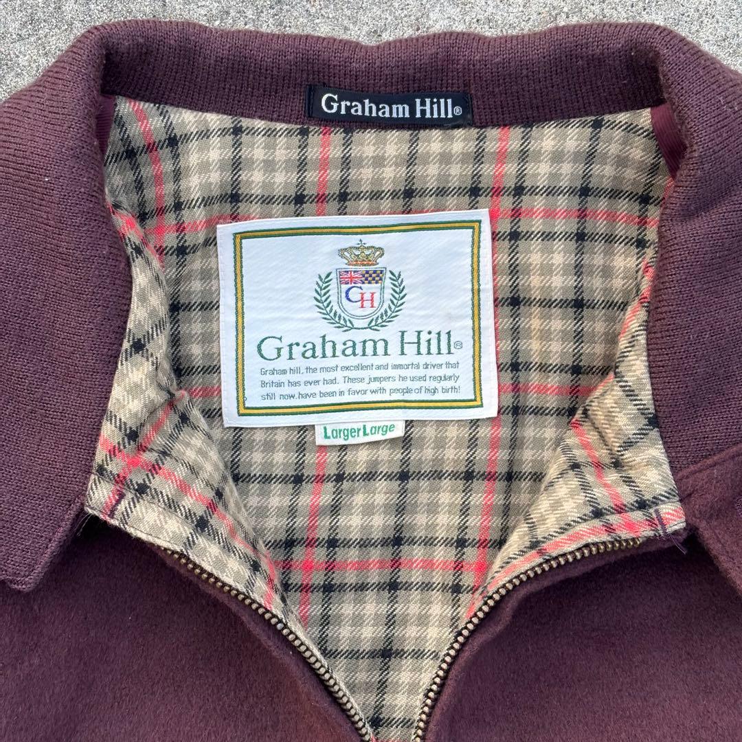 90’s vintage ウールブルゾン ボルドー 短丈 アメカジ カジュアル