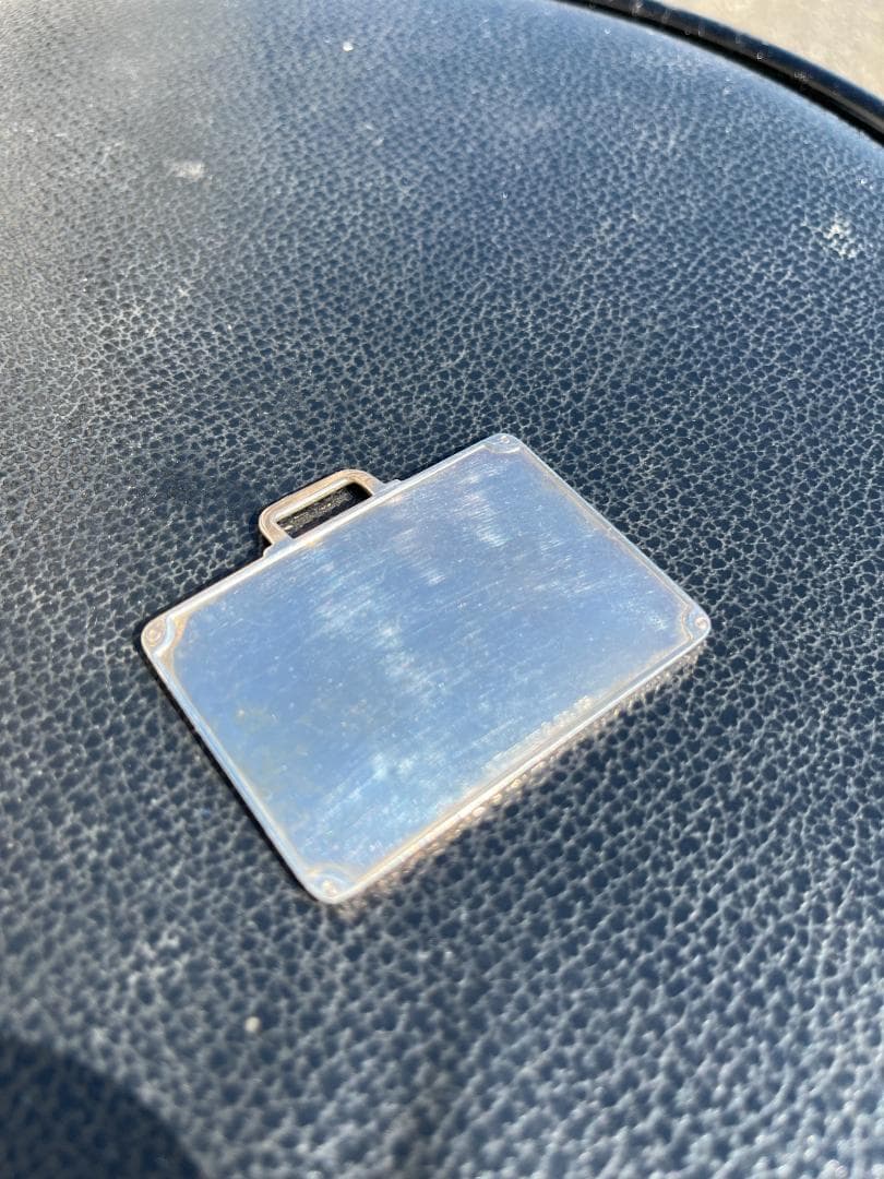 希少 ビンテージ ティファニー シルバー925 ラゲージタグ 銀 小物