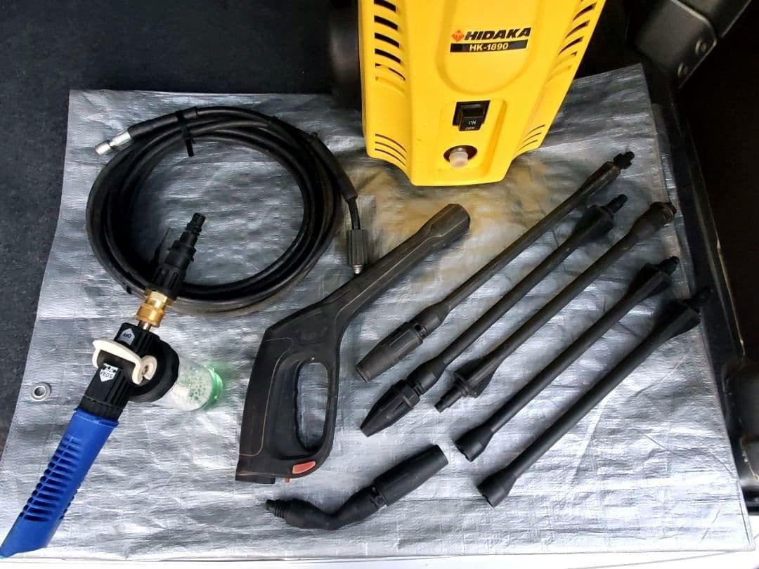 送料無料 ジャンク ヒダカ 高圧洗浄機 HK-1890 HIDAKA 洗車機