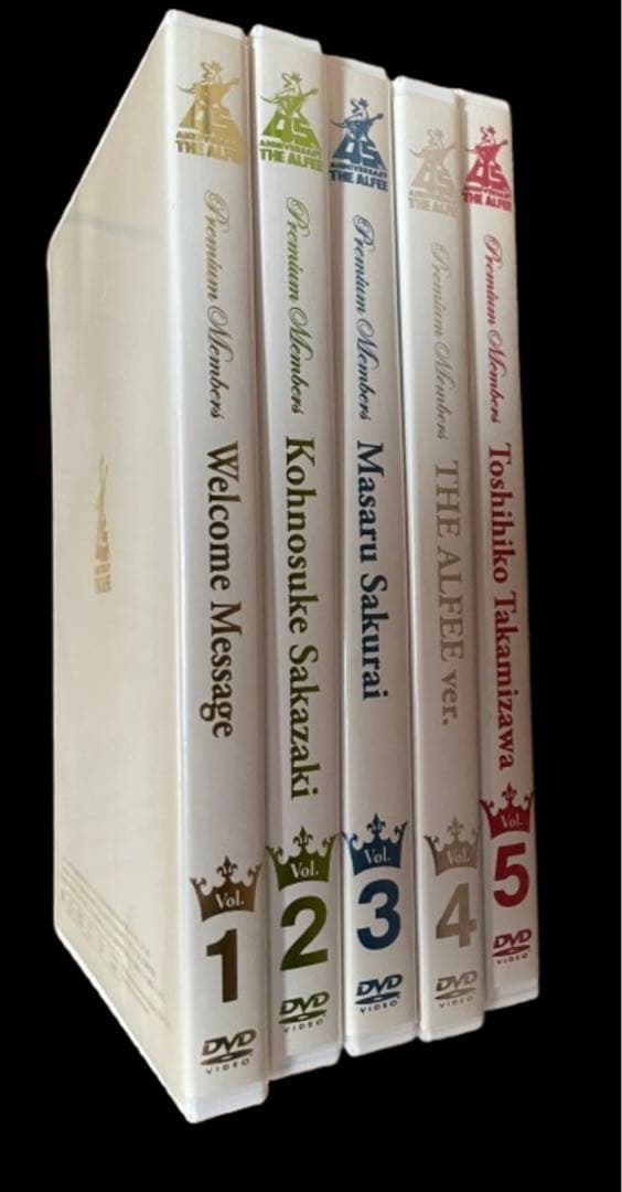 THE ALFEE45周年プレミアムメンバーズDVD5本セット★ポストカード他付