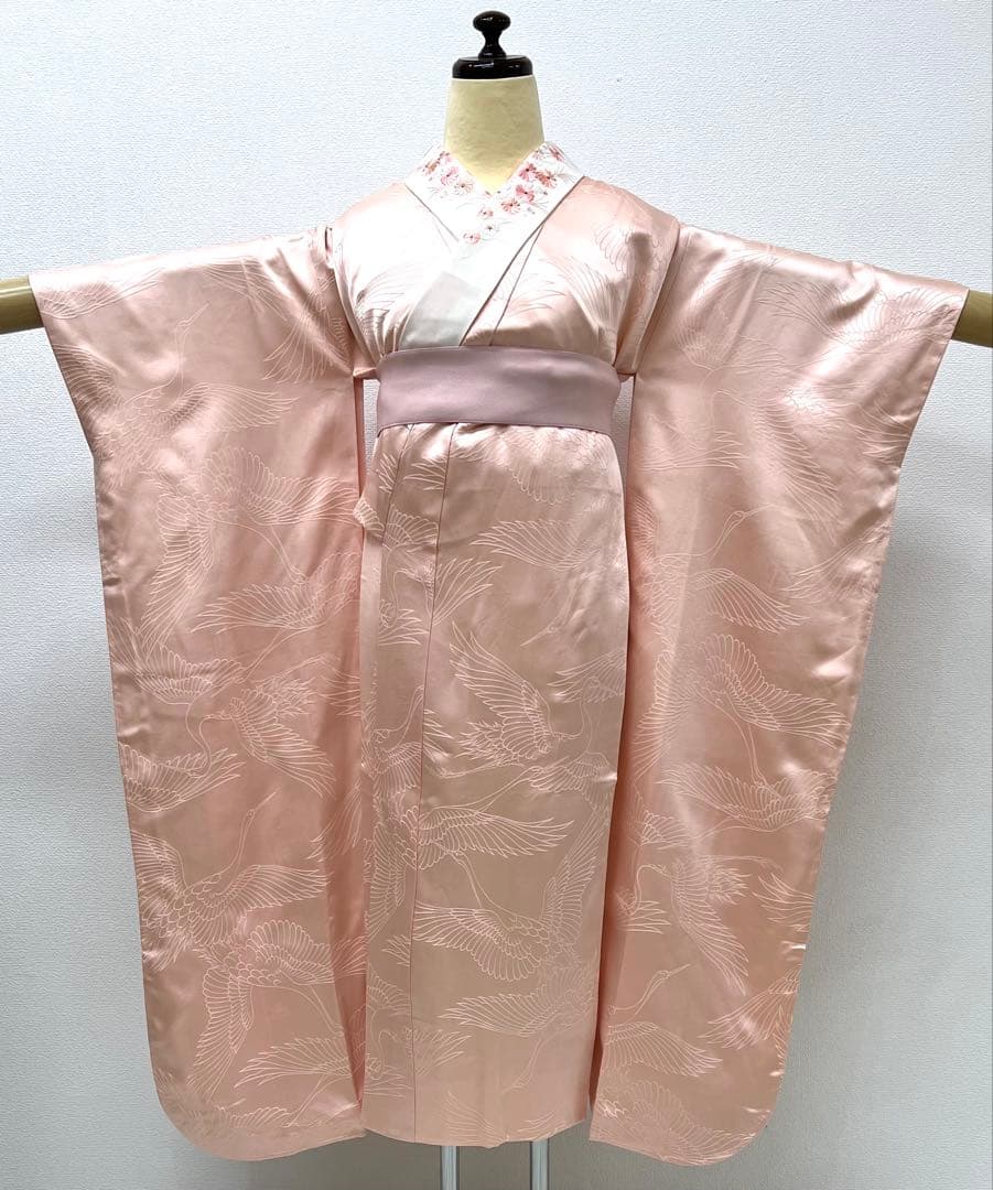 振り袖　フルセット　別誂長襦袢　金彩加工　長尺袋帯　成人式　結婚式　695