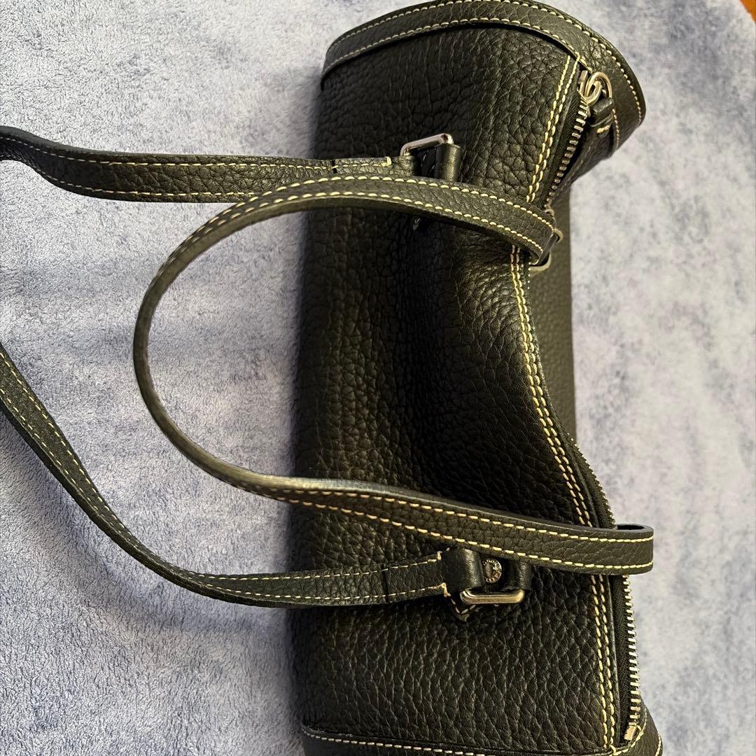 DOONEY&BOURKE 黒いレザーハンドバッグ