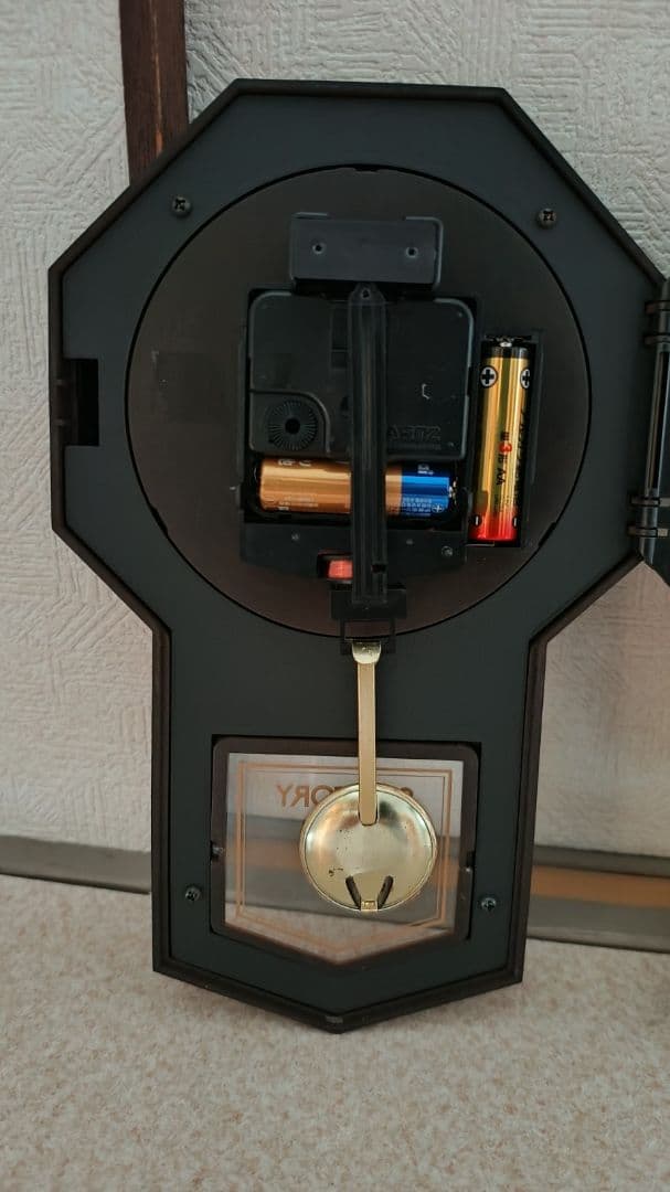 SUNTORY BOSS 振り子時計 壁掛空缶シガレットケース レトロ2セット