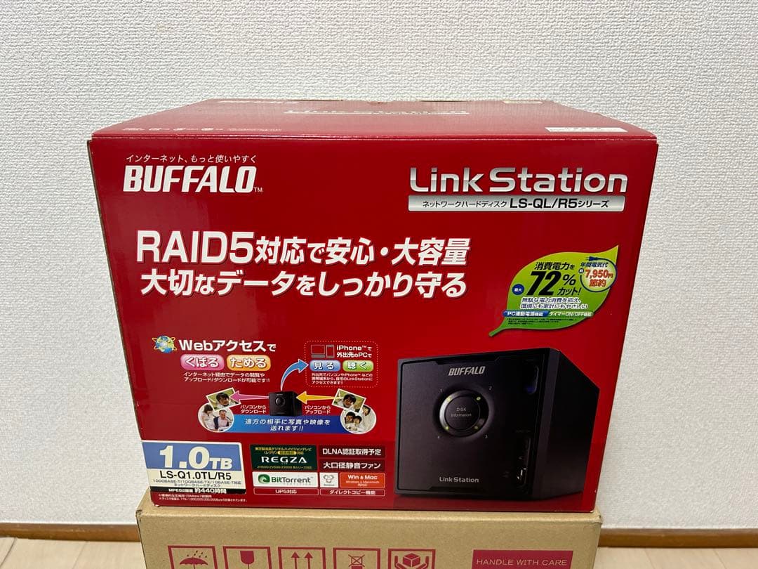 BUFFALO Link Station LS-QL/R5 8TB相当 NAS