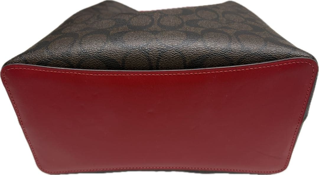 COACH H2192-91512ショルダーバッグ ブラウン/レッド