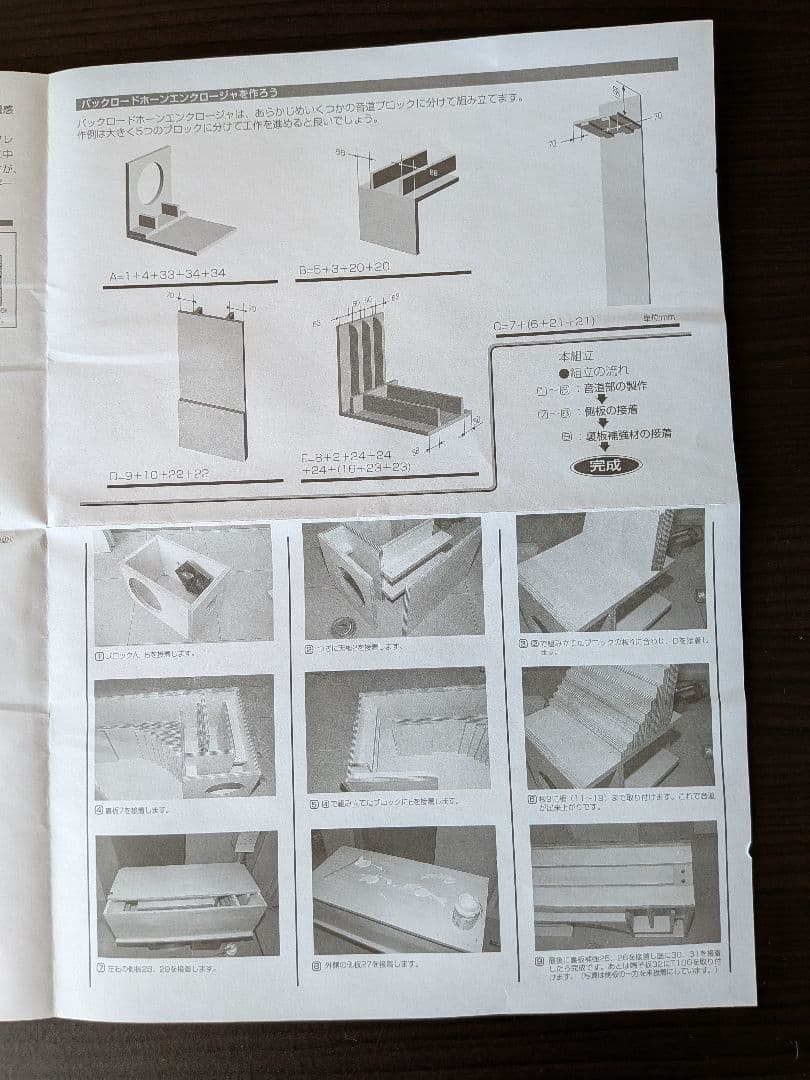 バックロードホーンFostex FE208Ｅ∑　自作品　北海道引取り限定