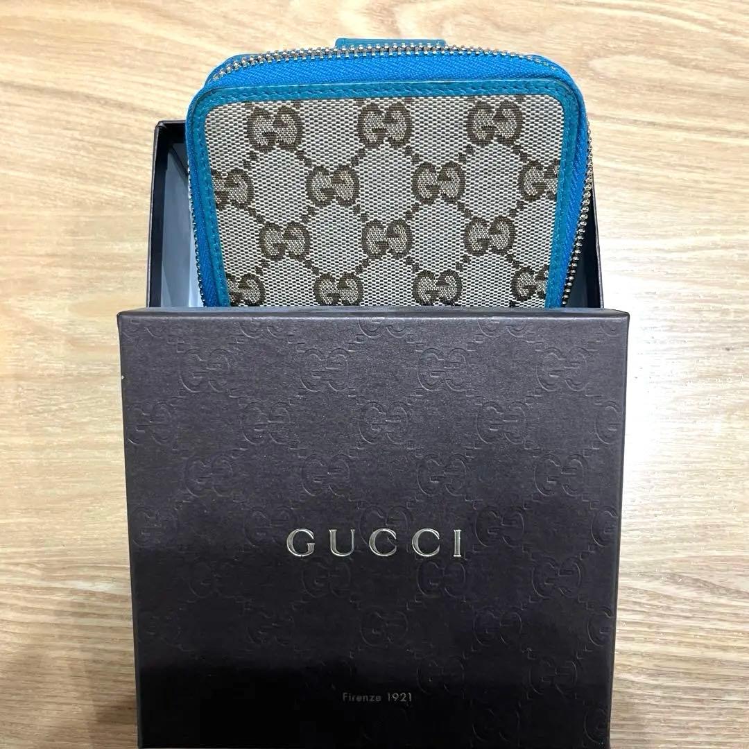 グッチ 2つ折り財布 GUCCI GGキャンバス