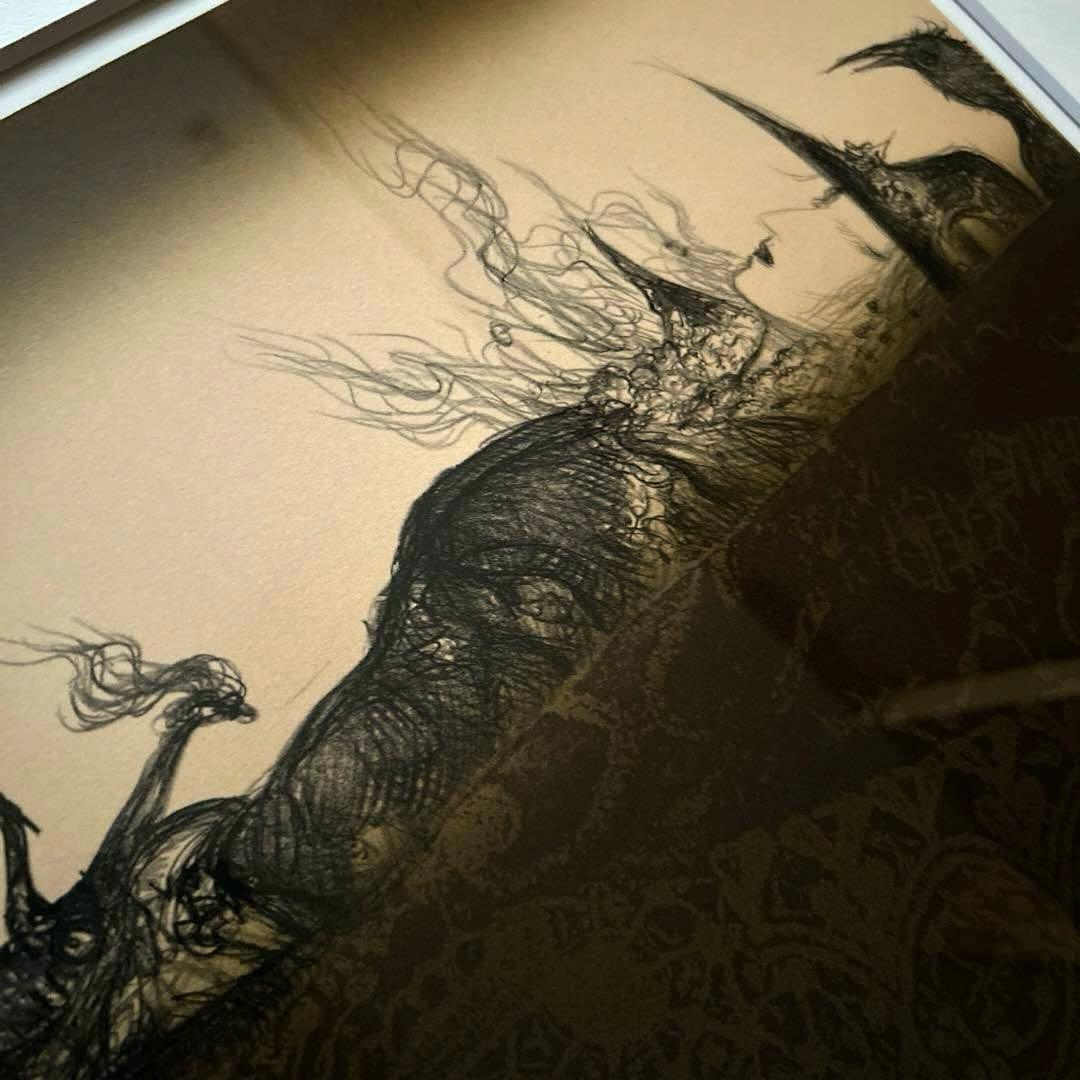 アールビバン 天野喜孝 『LACE』 リトグラフ 菊地秀行 吸血鬼ハンター”D”