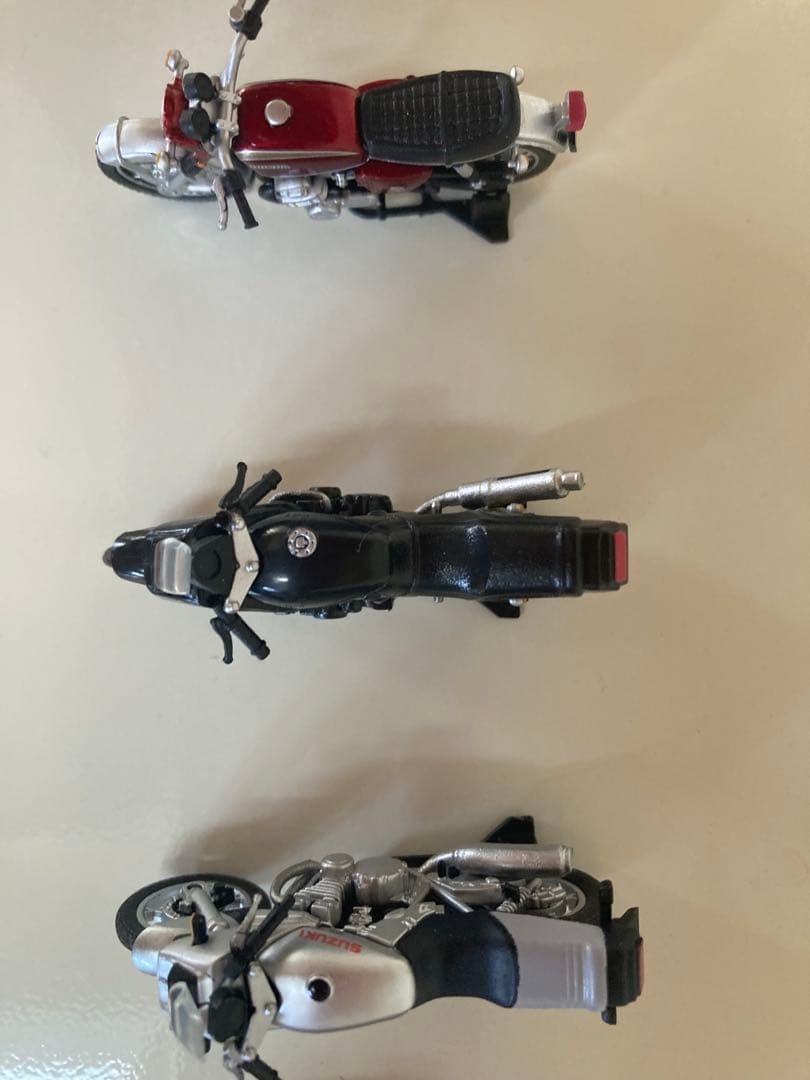 旧車バイクミニチュア 8台セット (おまけ2台)