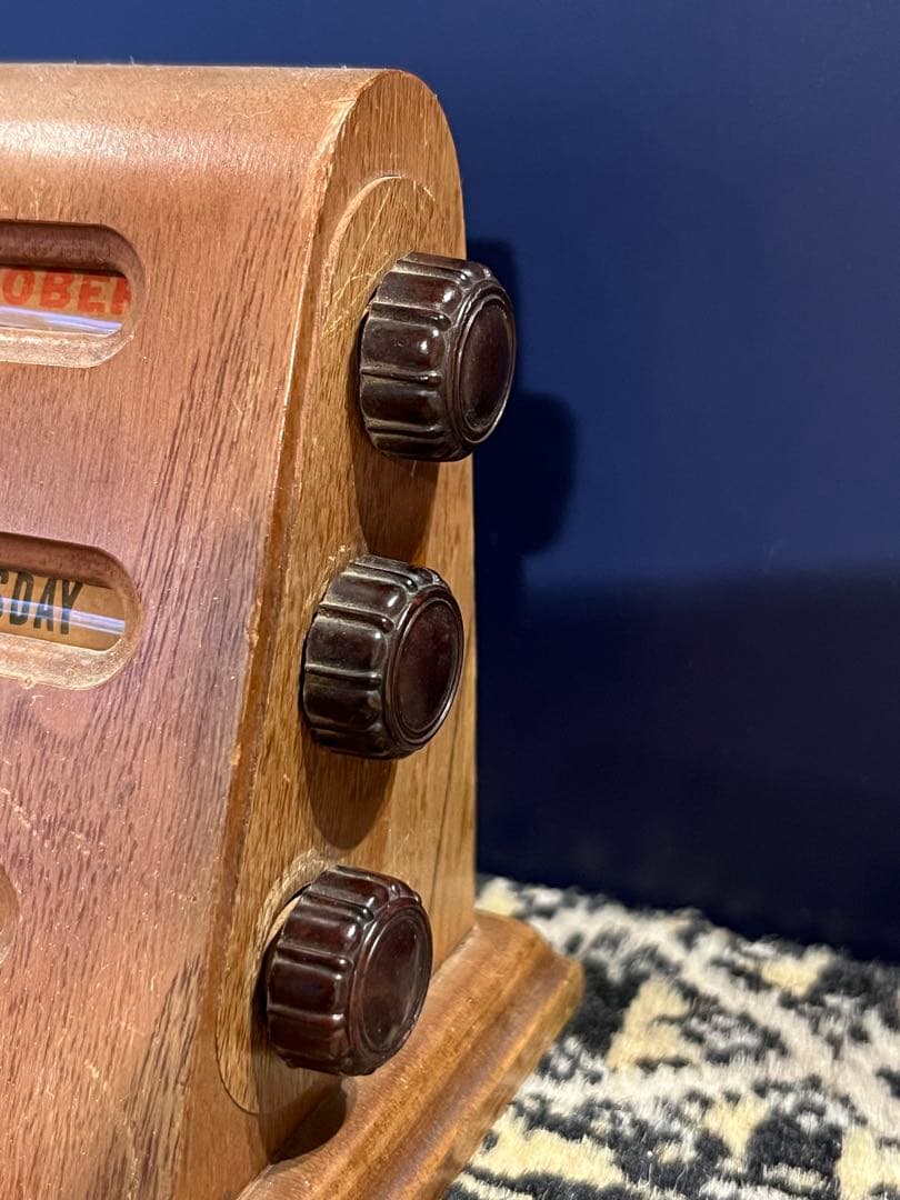 【一点もの】木製卓上カレンダー アンティーク ヴィンテージ コレクション 希少