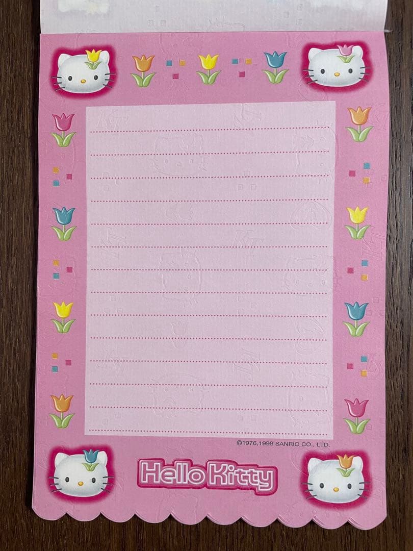 レア♡サンリオ♡キティ チューリップ レターパッド 1999年