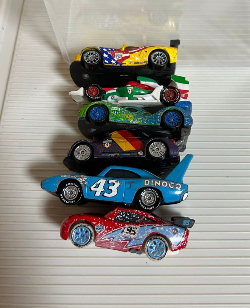 カーズ、ミニカー（マテル）ジェフ、キング、マックスシュネル（廃盤）