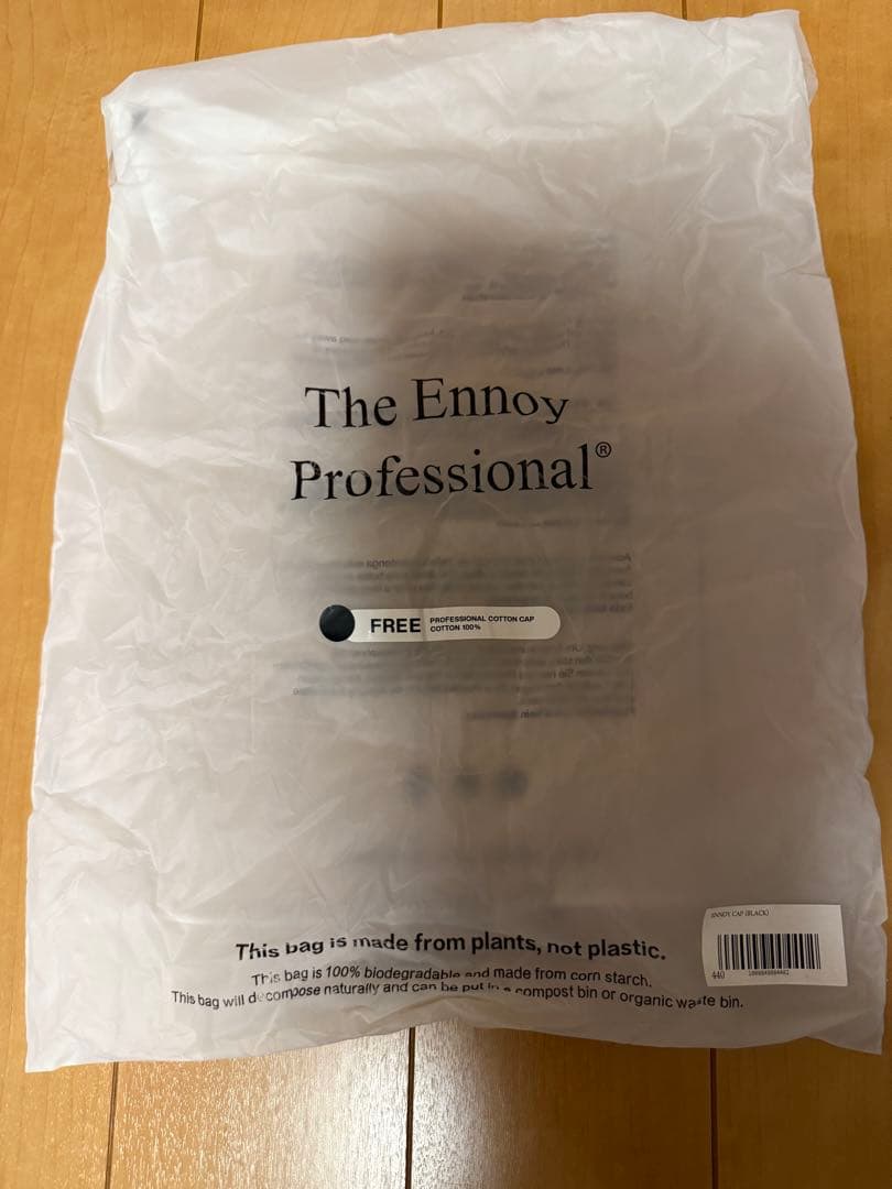 帽子 ENNOY Cotton Cap Black\" (24SS)