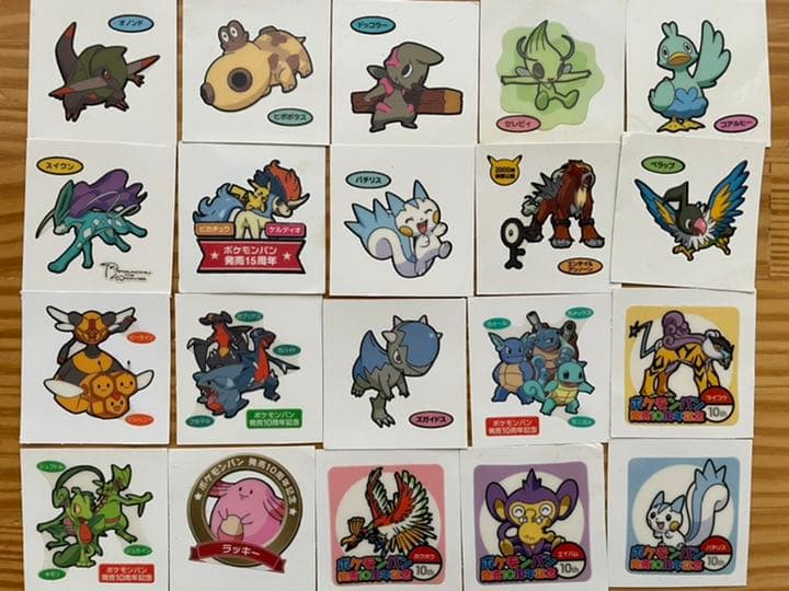 ポケモンパンシール デコキャラシール