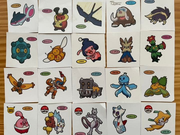 ポケモンパンシール デコキャラシール