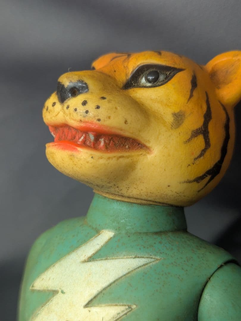 【当時物】 鉄人タイガーセブン ブルマァク レアソフビ