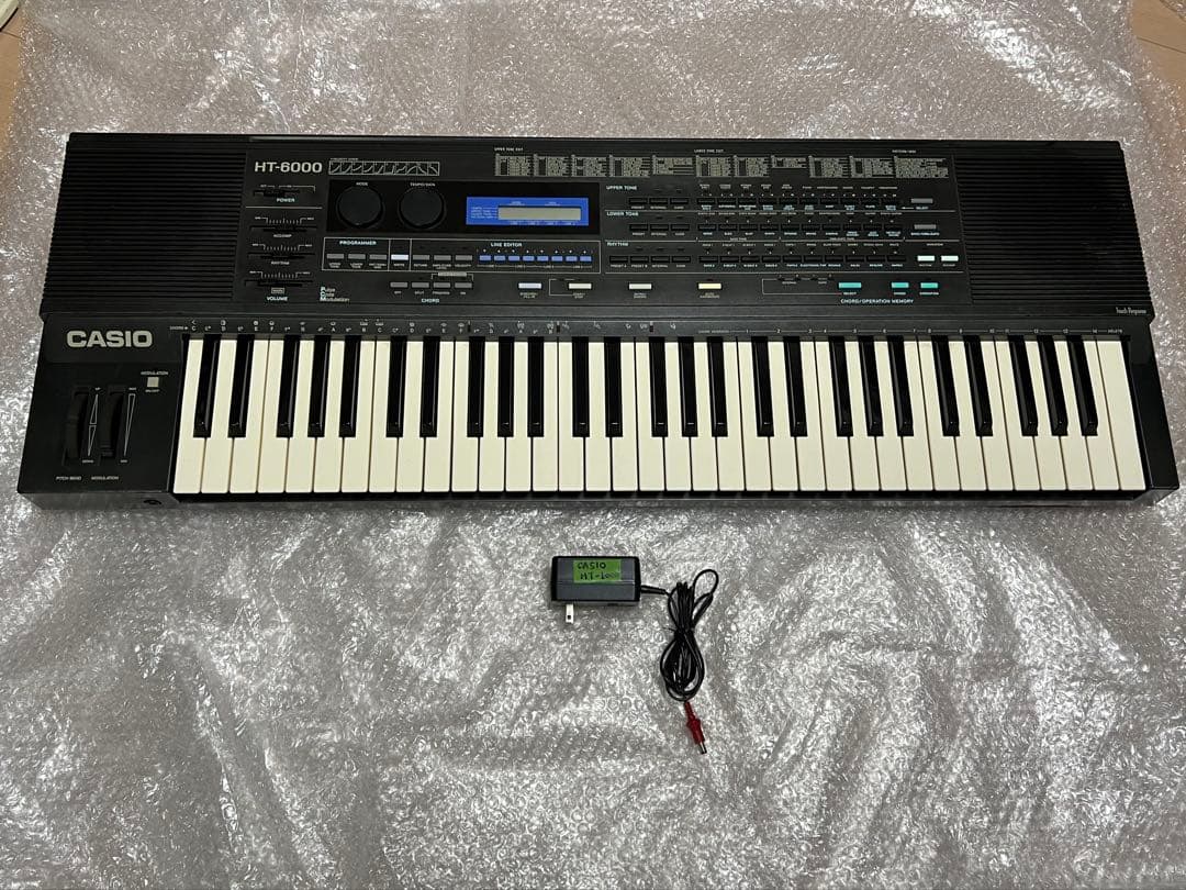 CASIO HT-6000 ヴィンテージ アナログシンセサイザー 8音ポリ