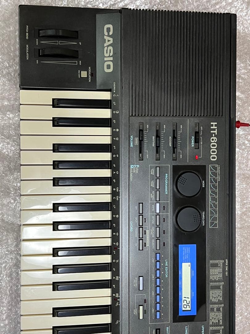 CASIO HT-6000 ヴィンテージ アナログシンセサイザー 8音ポリ