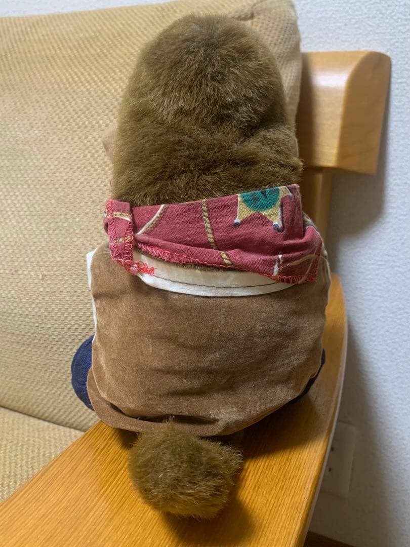 【レトロ】90s HOSUNG モンキー ぬいぐるみ