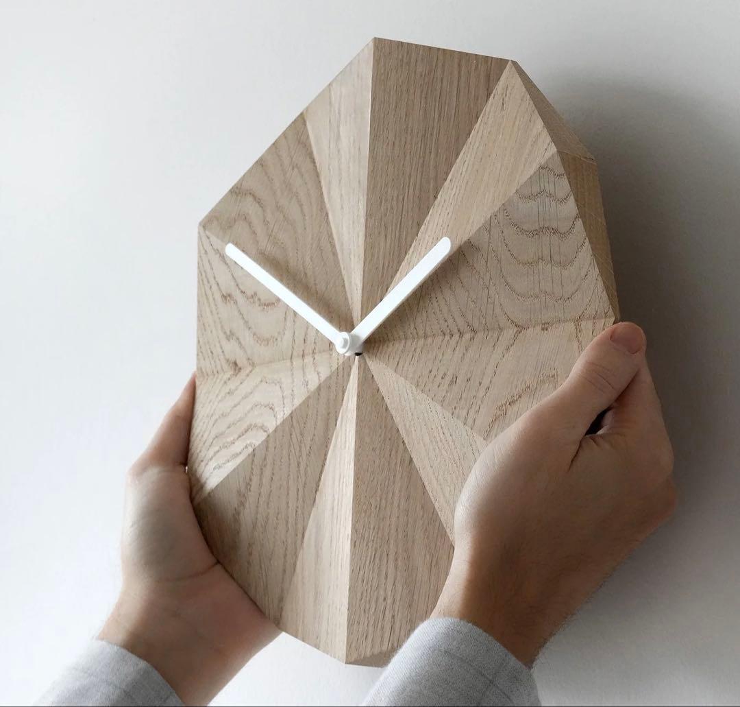 【美品】LAWA DELTA CLOCK オークホワイト