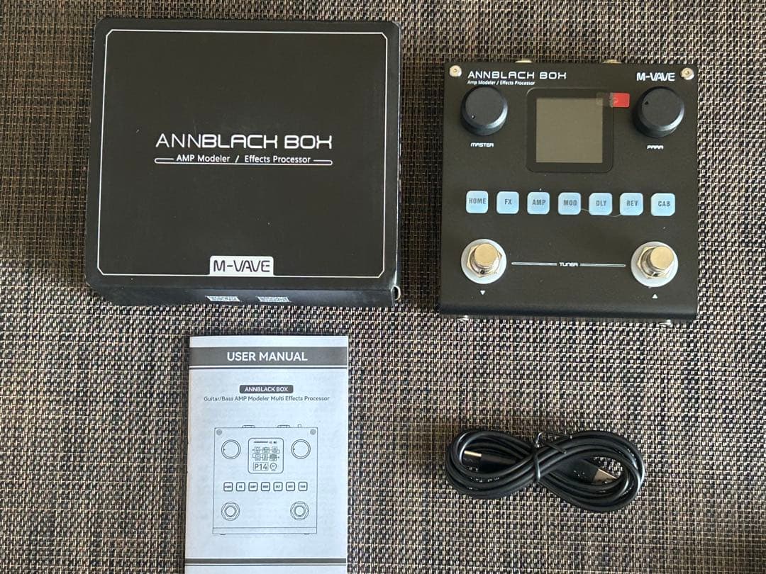 【超小型・高性能】BLACK BOX マルチエフェクター アンプモデラー IR