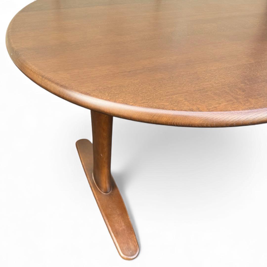 ダイニングテーブル 飛騨産業 キツツキ　豆型　森のことば　オーク材　無垢材