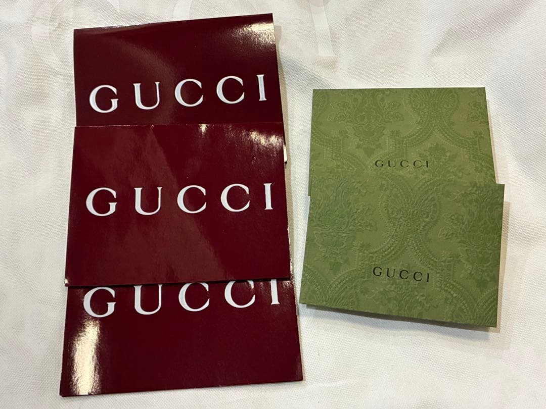 GUCCI グッチ 空箱 ショッパー ショップ袋 リボン ハンガー ギフト