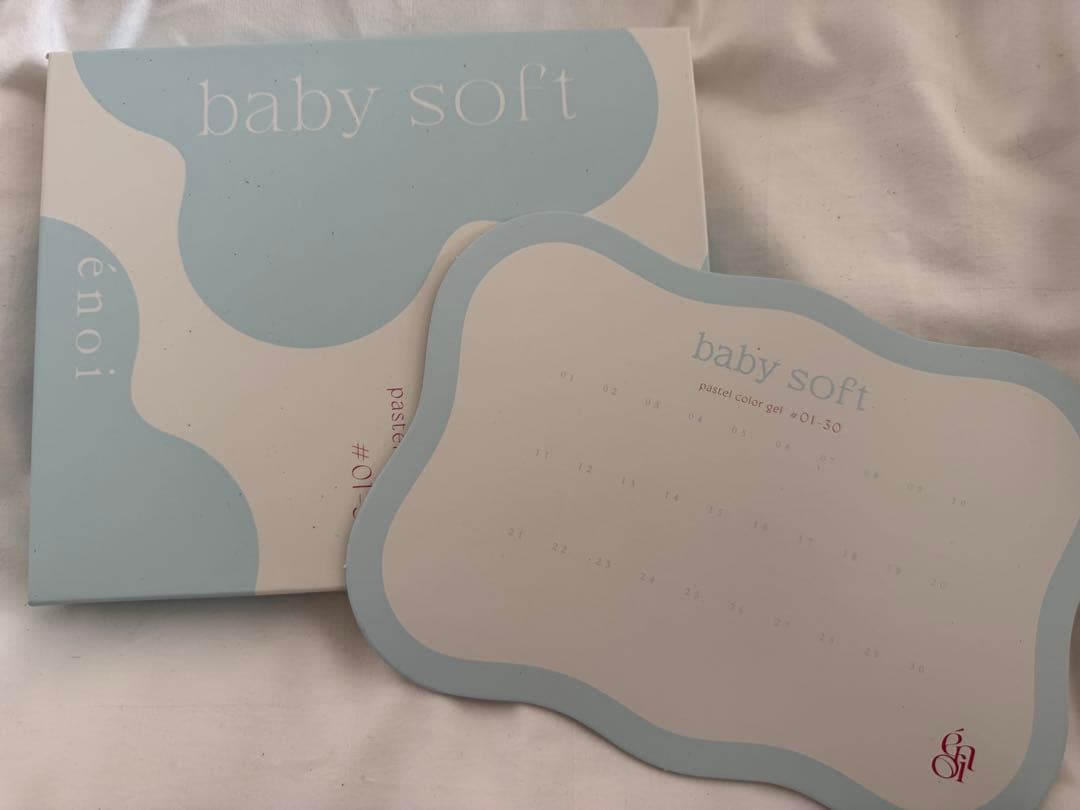 enoi baby soft パステルカラージェル エノイ 台紙つき