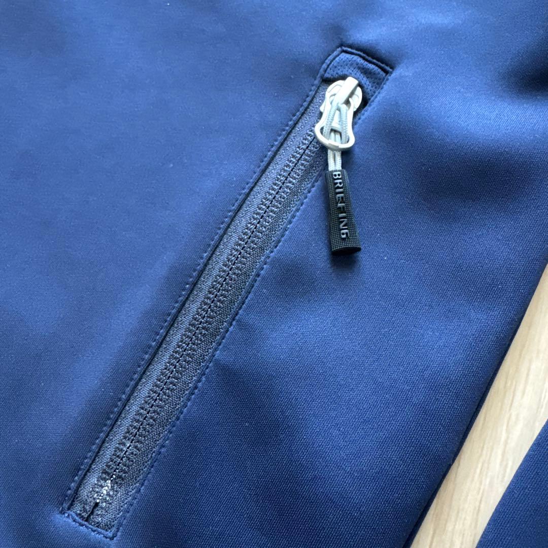 BRIEFING ネイビーパーカー　フード付き　レディース