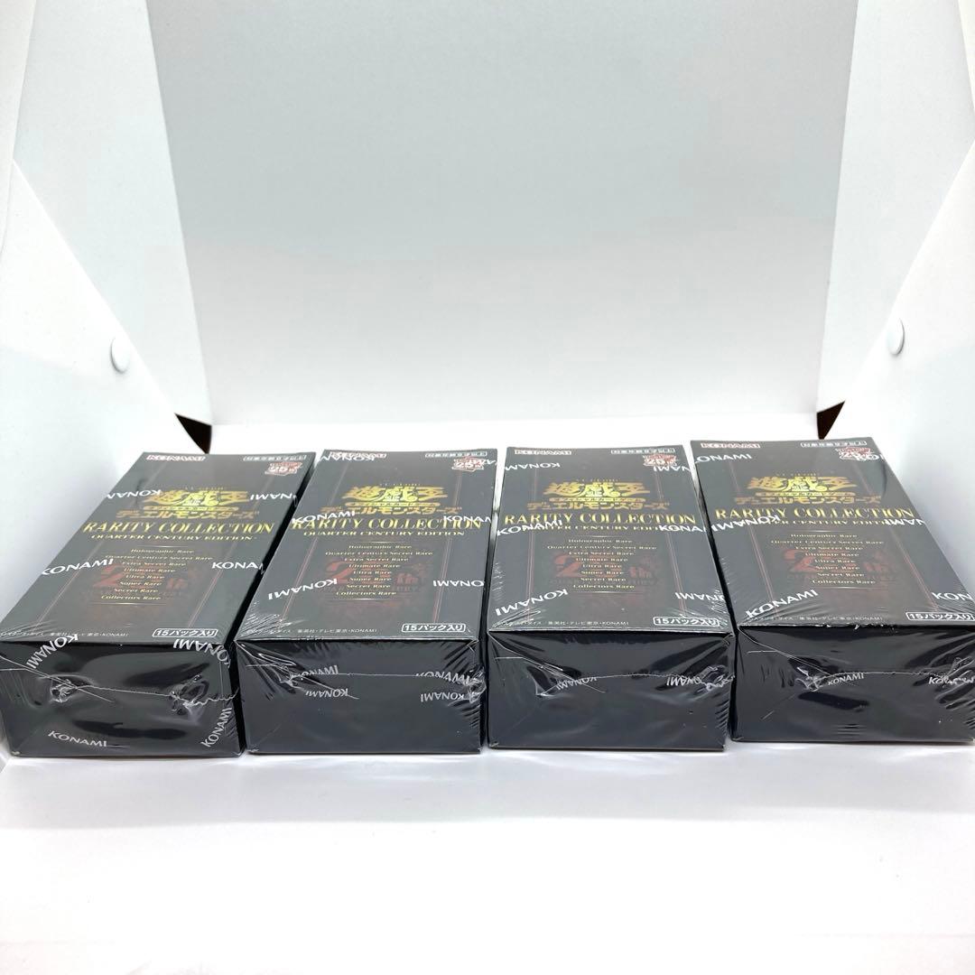 遊戯王OCG RARITY COLLECTION 4BOXセット　シュリンク付き