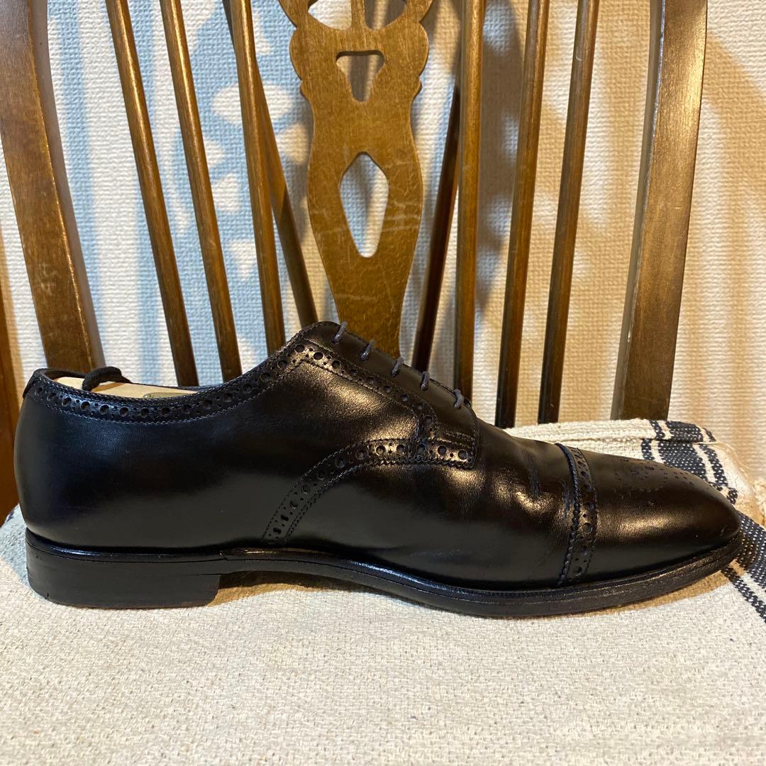 Edward Green エドワードグリーン セミブローグシューズ ブラック