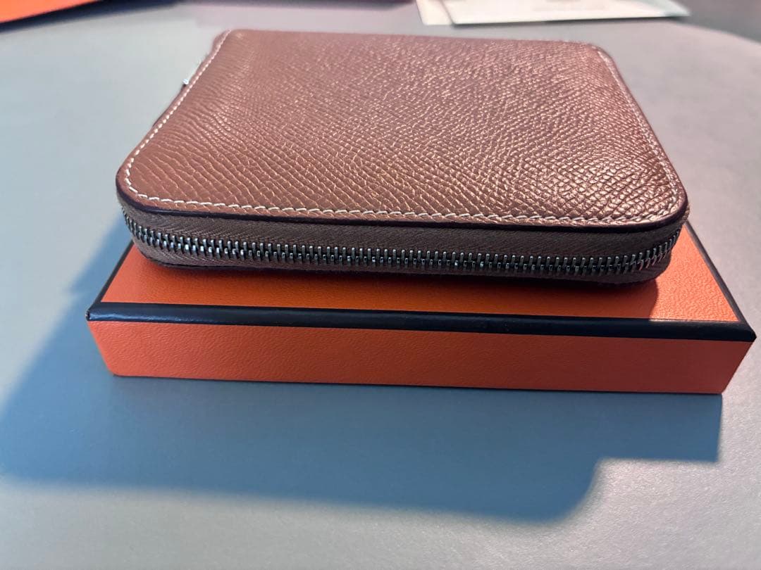 エルメス　シルクインコンパクト　ゴールド/セサミ　gold sesame