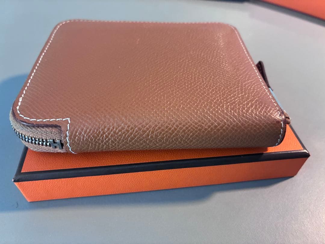 エルメス　シルクインコンパクト　ゴールド/セサミ　gold sesame