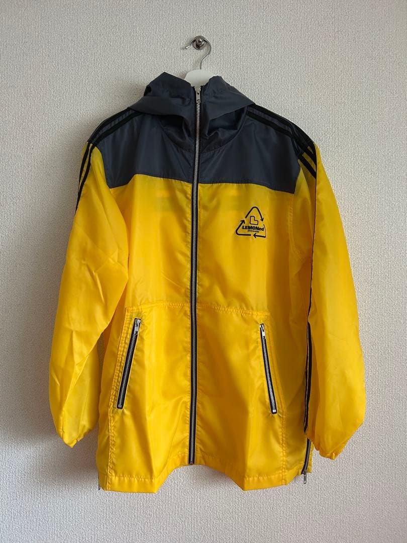 LEMONed ラインパーカー イエロー hide
