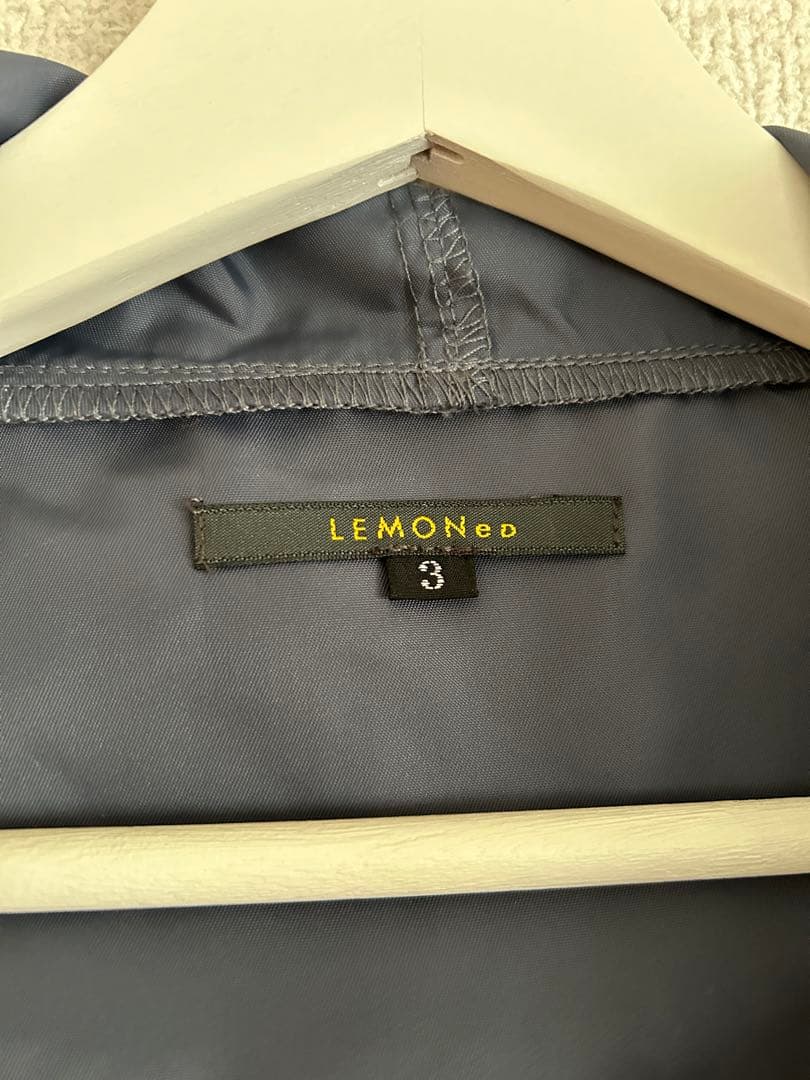 LEMONed ラインパーカー イエロー hide