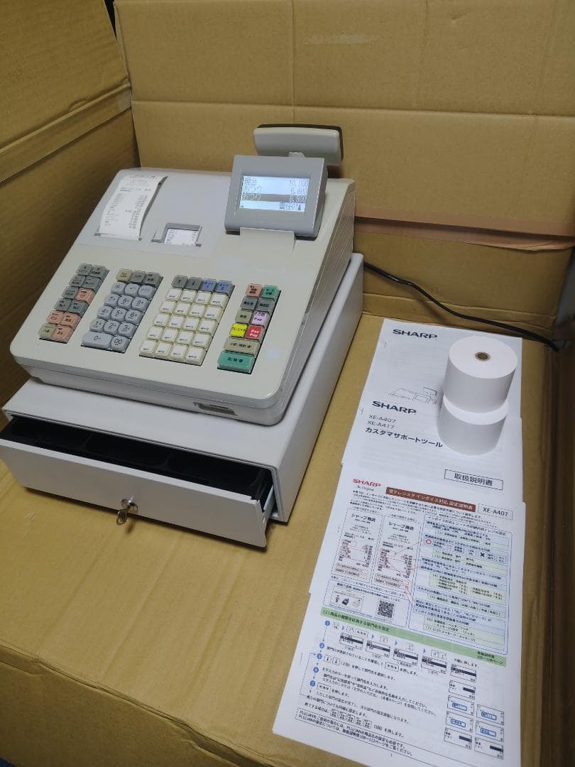 SHARP シャープ レジスター ＸＥーＡ４０７ ２０部門