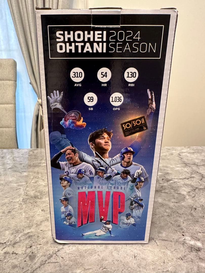 【即日発送可能】大谷翔平ボベルヘッド　ドジャースMVP記念